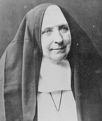 Gründerin der Schwestern vom armen Kinde Jesus: Clara Fey.